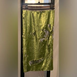 Le Superbe size M, sequin midi skirt